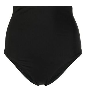 NWT Bondi Born Lani Swim Bikini High Rise Bottom Embodee Fabric Black XS